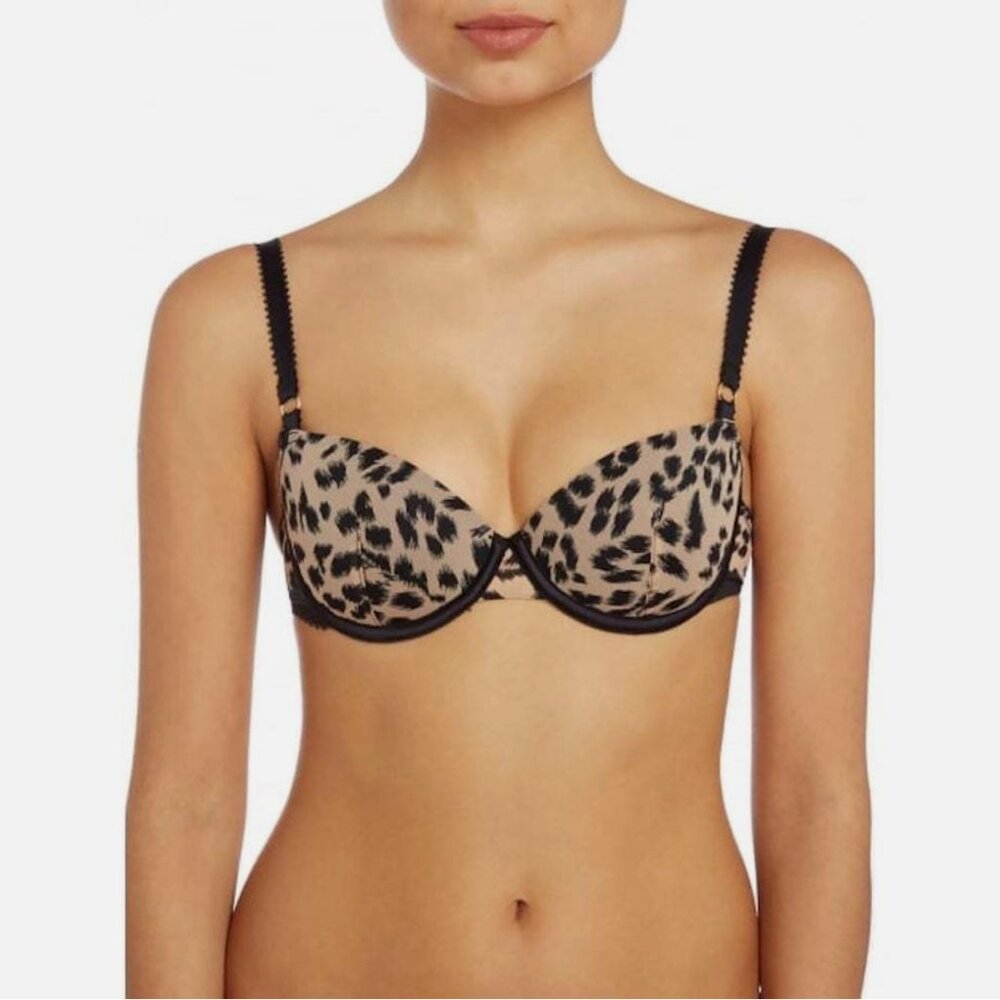 Stella McCartney Florence Leopard Print Bra